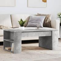 Sofabord 102x55x42 cm konstrueret træ betongrå