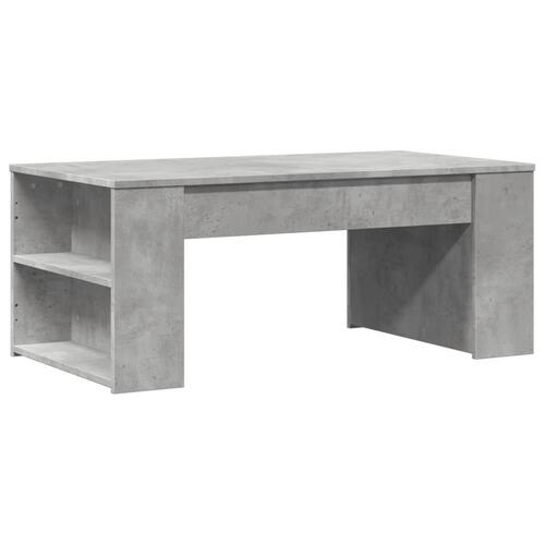 Sofabord 102x55x42 cm konstrueret træ betongrå