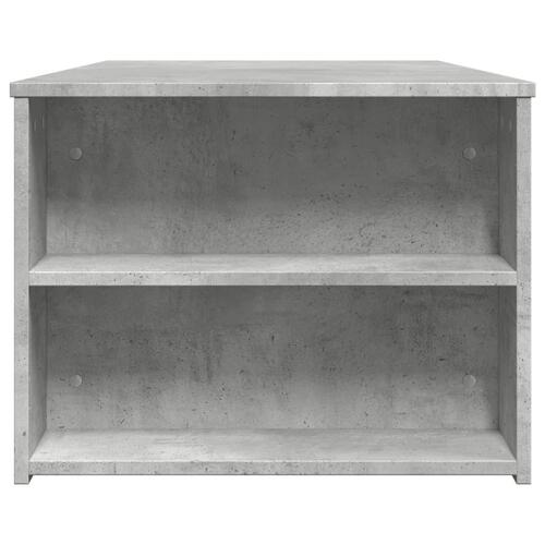 Sofabord 102x55x42 cm konstrueret træ betongrå