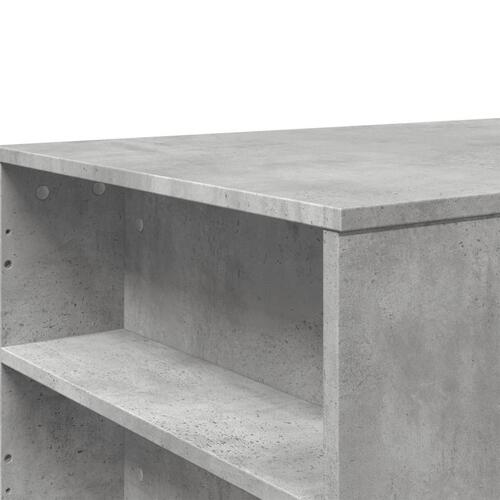 Sofabord 102x55x42 cm konstrueret træ betongrå