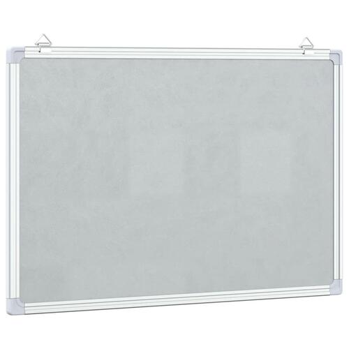 Magnetisk whiteboard 60x40x1,7 cm aluminium