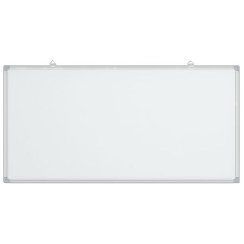 Magnetisk whiteboard 100x50x1,7 cm aluminium