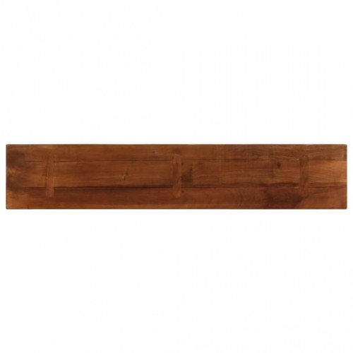 Bordplade 140x20x2,5 cm rektangulær massivt genbrugstræ