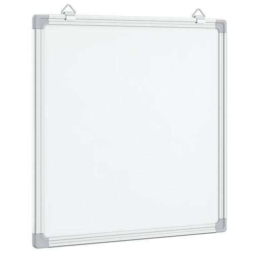 Magnetisk whiteboard 60x60x1,7 cm aluminium