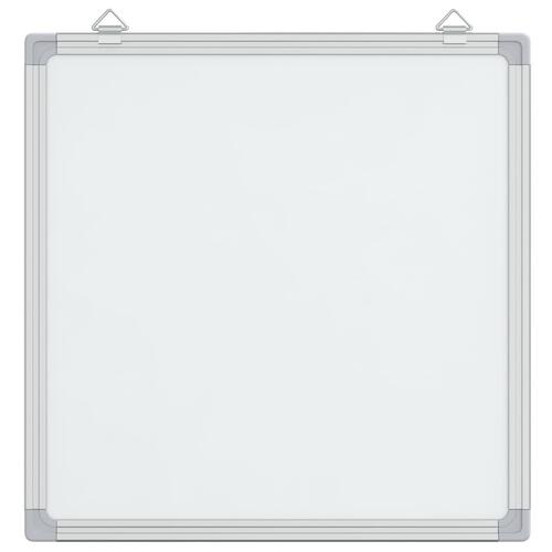 Magnetisk whiteboard 60x60x1,7 cm aluminium