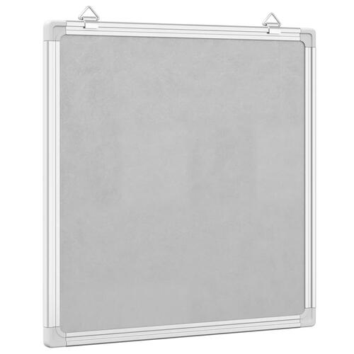 Magnetisk whiteboard 60x60x1,7 cm aluminium