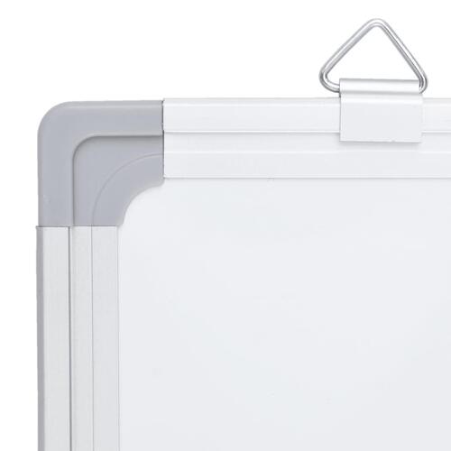Magnetisk whiteboard 120x100x1,7 cm foldbart aluminium