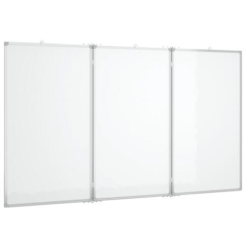 Magnetisk whiteboard 180x80x1,7 cm foldbart aluminium