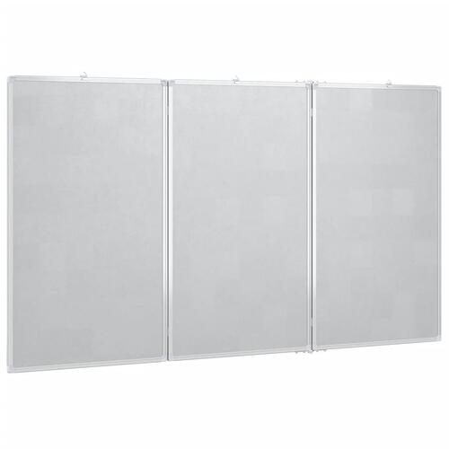 Magnetisk whiteboard 150x80x1,7 cm foldbart aluminium