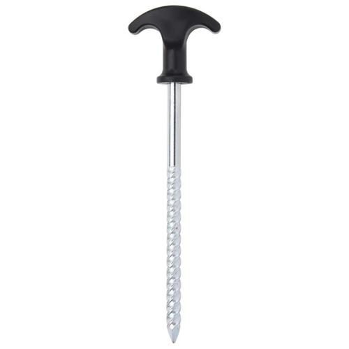 Teltpløkker 12 stk. 17 cm Ø7 mm galvaniseret stål