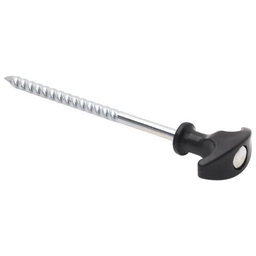Teltpløkker 12 stk. 17 cm Ø7 mm galvaniseret stål