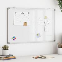 Magnetisk whiteboard 100x60x1,7 cm aluminium