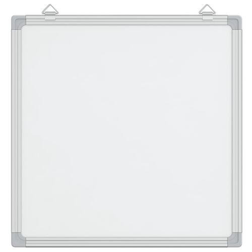 Magnetisk whiteboard 40x40x1,7 cm aluminium
