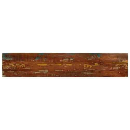 Bordplade 180x20x2,5 cm rektangulær massivt genbrugstræ