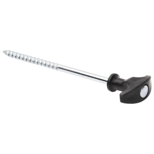 Teltpløkker 12 stk. 20 cm Ø7 mm galvaniseret stål
