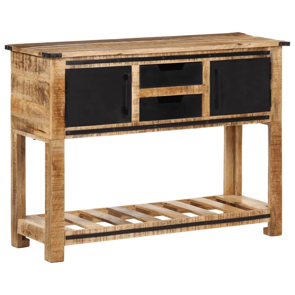 Konsolbord 100x35x75 cm massivt mangotræ