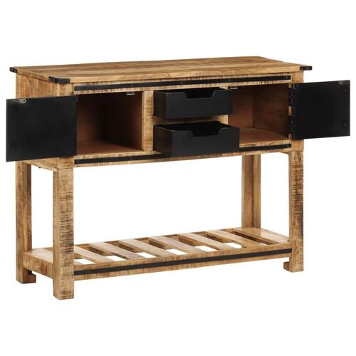 Konsolbord 100x35x75 cm massivt mangotræ