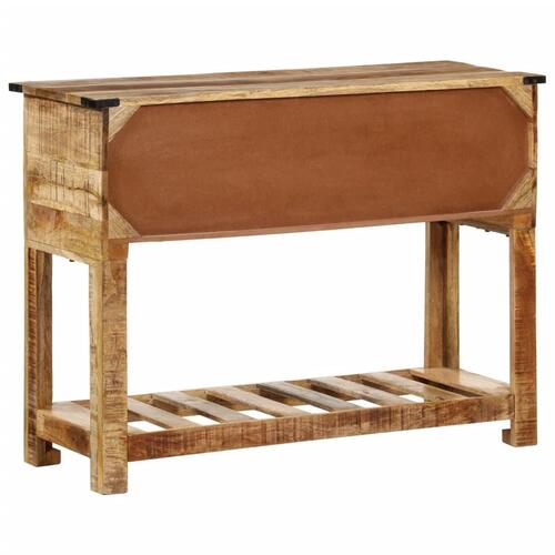 Konsolbord 100x35x75 cm massivt mangotræ
