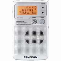 Radio Sangean DT250S Sølvfarvet