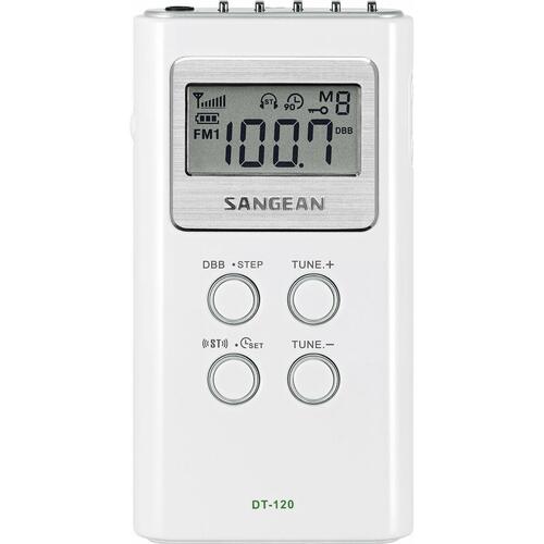 Radio Sangean DT120W BLANCO Hvid