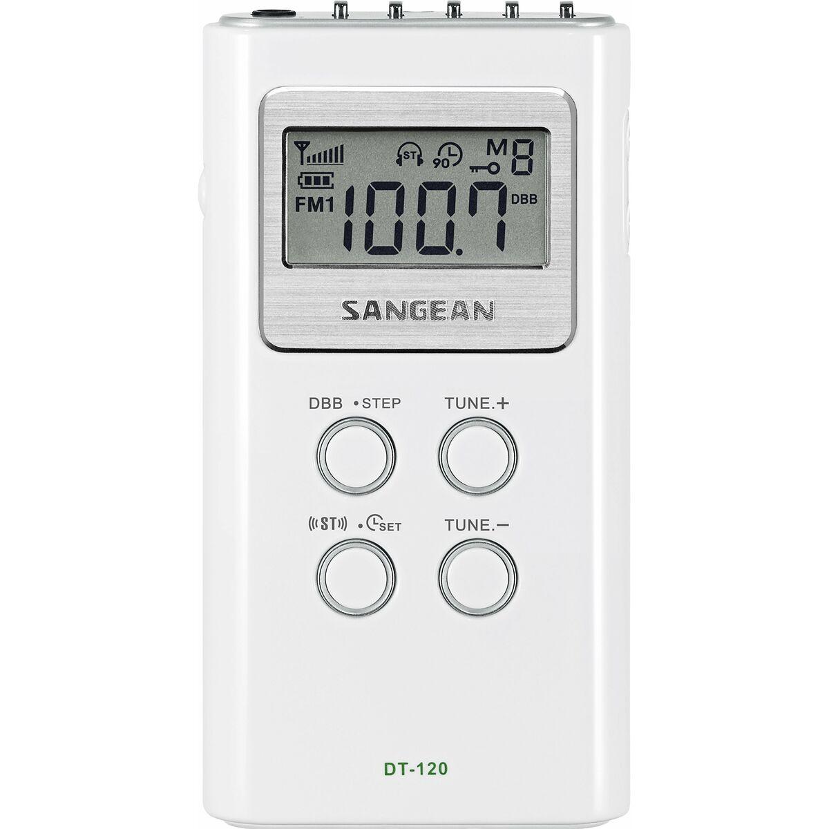 Radio Sangean DT120W BLANCO Hvid