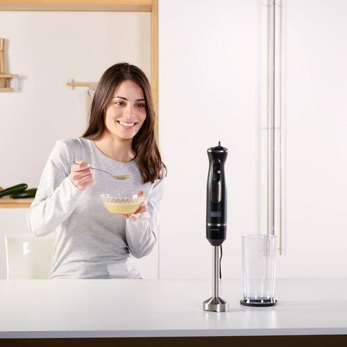 Kop-blender Black & Decker Grå 800 W 600 ml