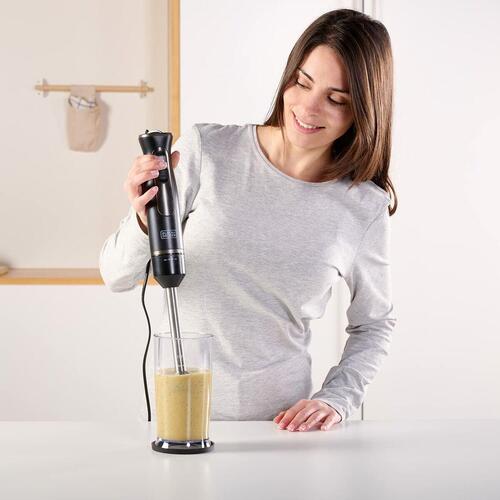Kop-blender Black & Decker Grå 800 W 600 ml