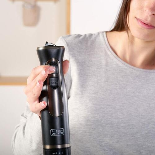 Kop-blender Black & Decker Grå 800 W 600 ml