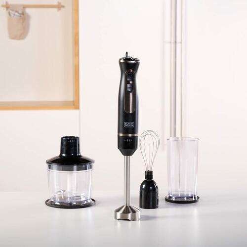 Håndblender Black & Decker ES9160100B Sort Grå 800 W