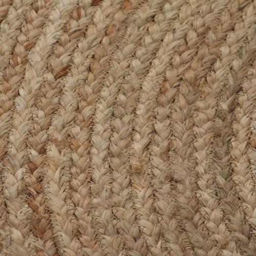 Tæppe flettet jute 90 cm rund
