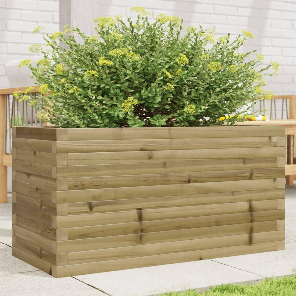 Plantekasse 90x40x46 cm imprægneret fyrretræ