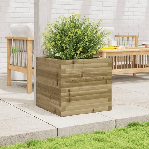 Plantekasse 50x50x46 cm imprægneret fyrretræ