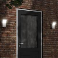 Udendørs LED-væglampe trykstøbt aluminium hvid