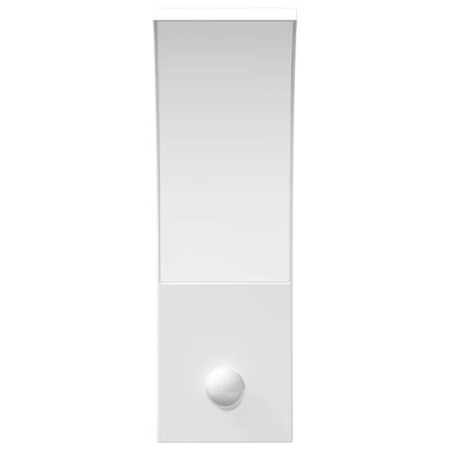 Udendørs LED-væglampe med sensor trykstøbt aluminium hvid