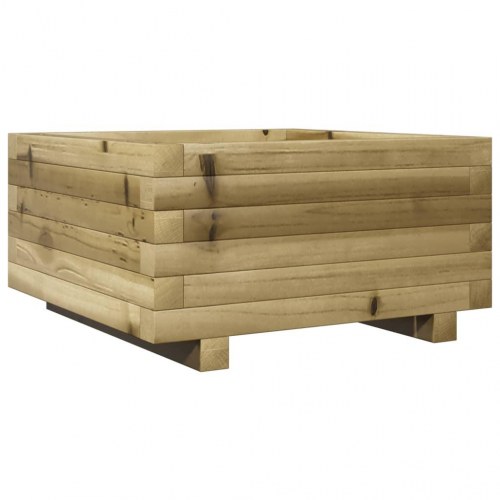 Plantekasse 50x50x26,5 cm imprægneret fyrretræ
