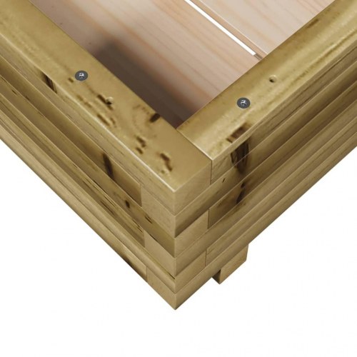 Plantekasse 50x50x26,5 cm imprægneret fyrretræ