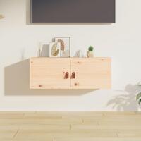 Vægskab 80x30x30 cm massivt fyrretræ