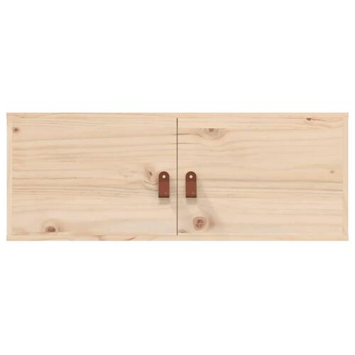 Vægskab 80x30x30 cm massivt fyrretræ