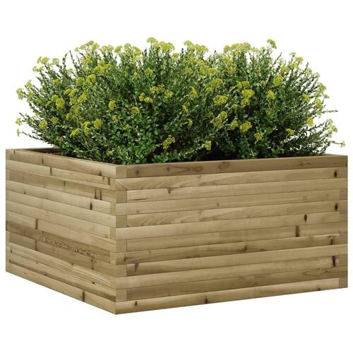 Plantekasse 90x90x46 cm imprægneret fyrretræ
