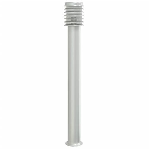 Udendørs standerlamper 3 stk. 110 cm rustfrit stål sølvfarvet