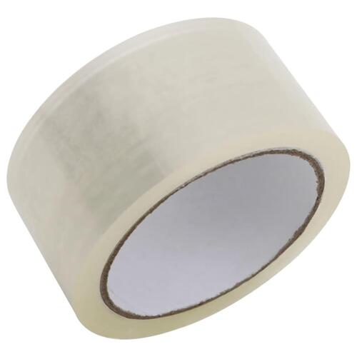 Pakketape 12 stk. 48 mm x 66 m transparent