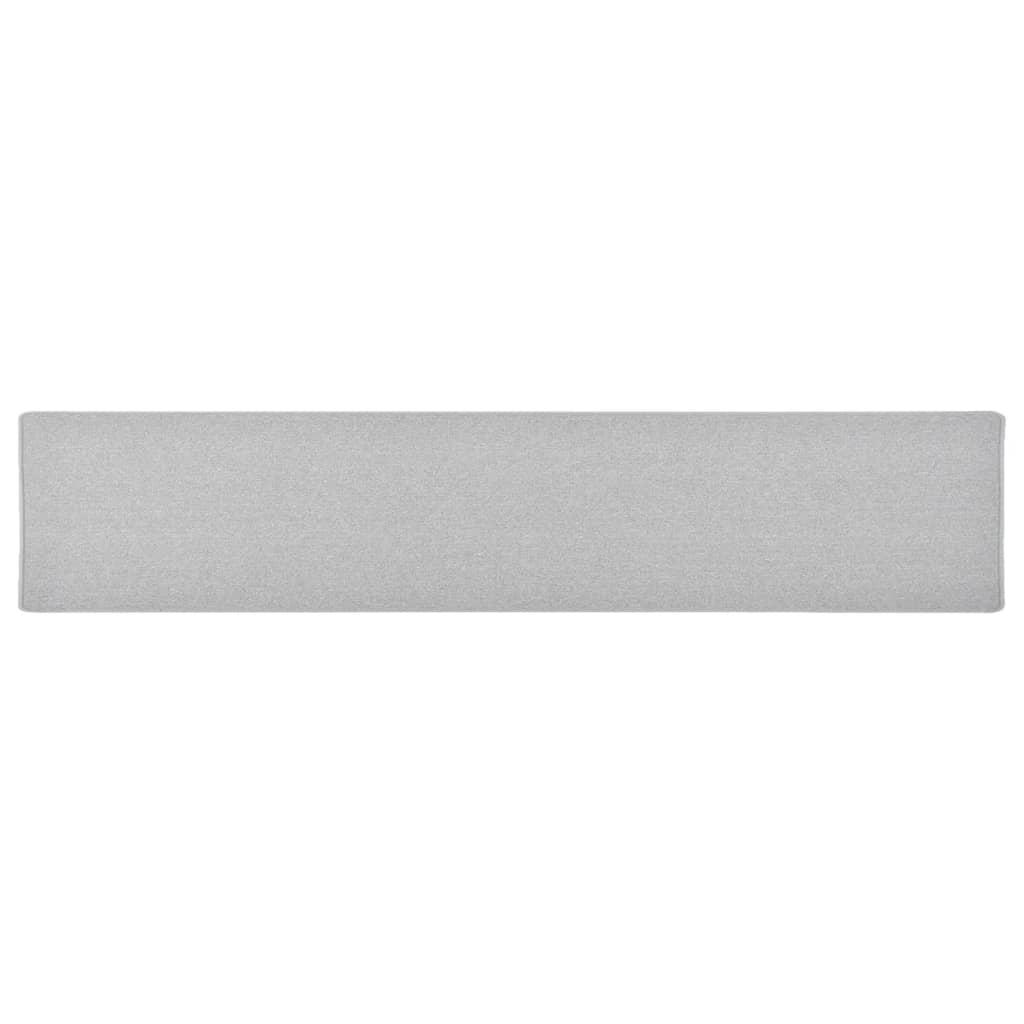 Tæppeløber 50x250 cm lysegrå