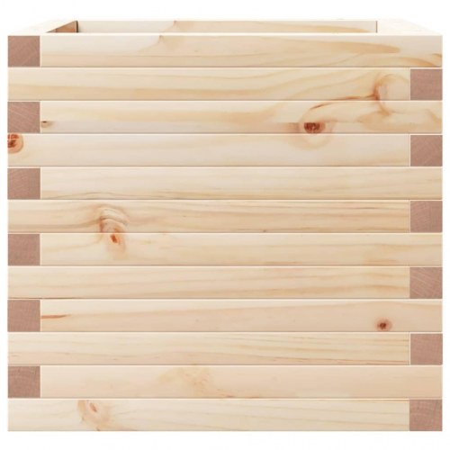 Plantekasse 50×50×46 cm i massivt fyrretræ - ubehandlet