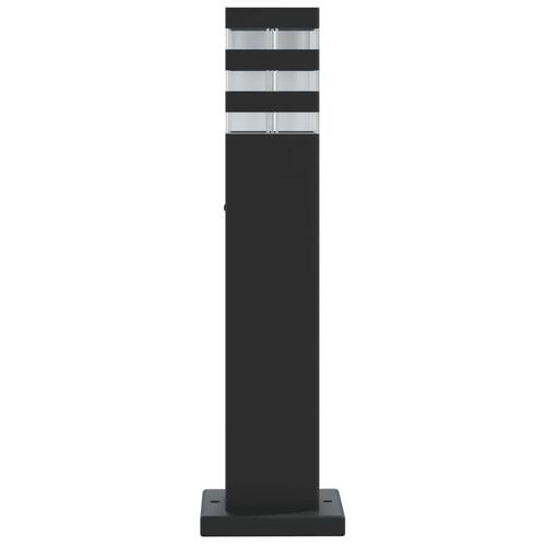 Udendørs standerlampe 50 cm aluminium sort