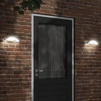 Udendørs LED-væglampe med sensor trykstøbt aluminium hvid