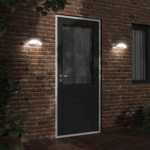 Udendørs LED-væglampe med sensor trykstøbt aluminium hvid