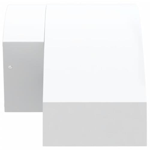 Udendørs LED-væglampe med sensor trykstøbt aluminium hvid