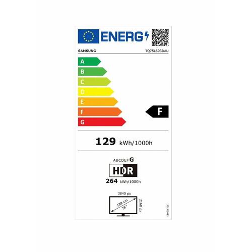 Smart TV Samsung TQ75LS03D 4K Ultra HD HDR QLED AMD FreeSync 75"
