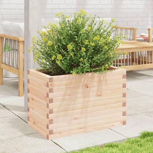 Plantekasse 70x40x45,5 cm massivt fyrretræ