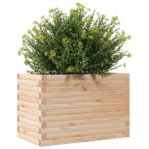 Plantekasse 70x40x45,5 cm massivt fyrretræ